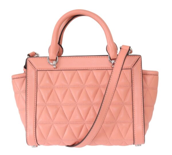 Pink VIVIANNE Leather Messenger Bag Genți de seară