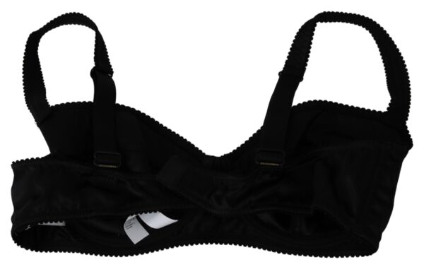 Black Lace Women Silk Stretch Bra Underwear Lenjerie intimă