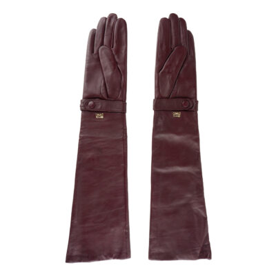 Red Cqz.007 Lamb Leather Gloves Accesorii