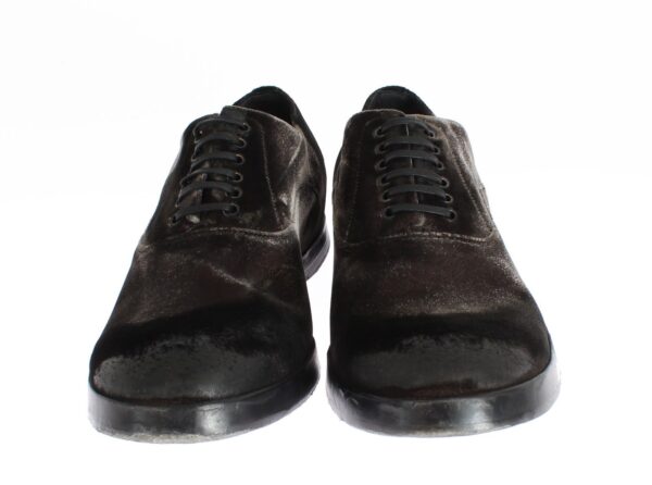 Brown Velvet Casual Mens Laceups Shoes Casual