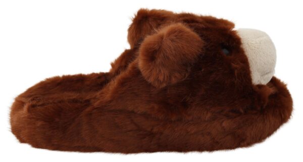 Brown Teddy Bear Slippers Sandals Shoes Sandale