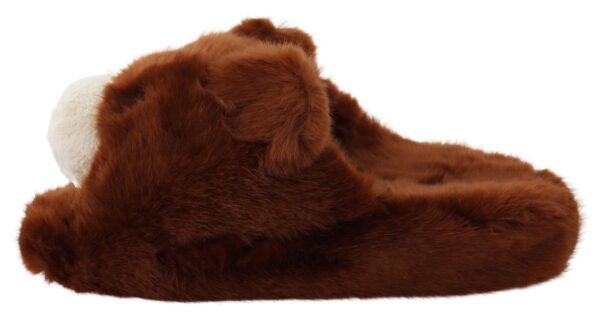 Brown Teddy Bear Slippers Sandals Shoes Sandale