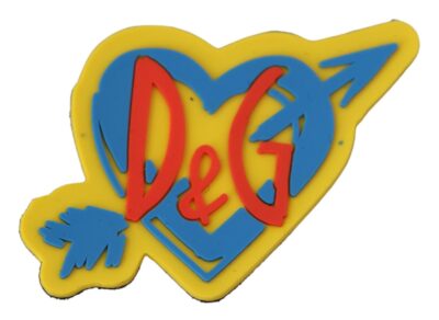 Yellow Blue Red D&G Logo Embellishment Accessories Patch Alte