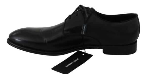 Black Leather Dress Derby Formal Mens Shoes Formal
