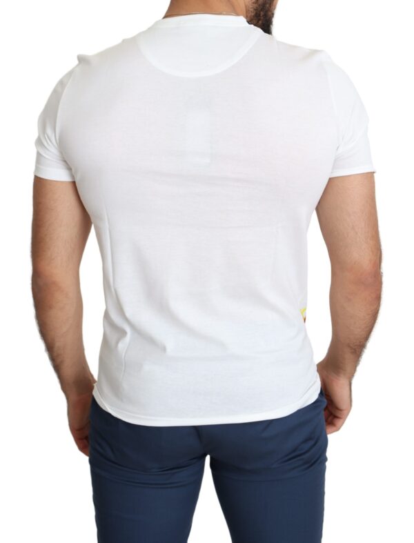 White Saint Valentine Print Cotton Men T-shirt Tricouri