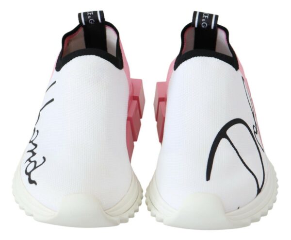 Pink White Logo Sorrento Sneakers Shoes Sneakers