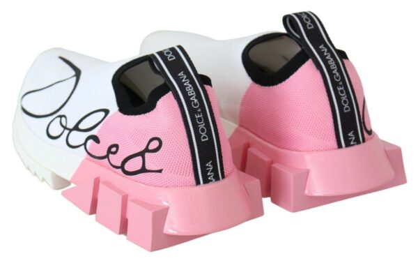 Pink White Logo Sorrento Sneakers Shoes Sneakers