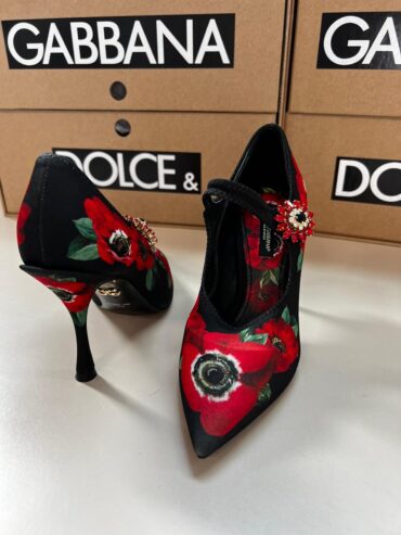 Pantofi cu toc 9 cm Dolce&Gabbana Femei