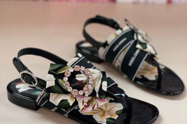 Sandale negre Dolce&Gabbana Femei