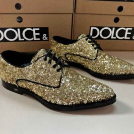 Pantofi aurii Dolce&Gabbana Femei
