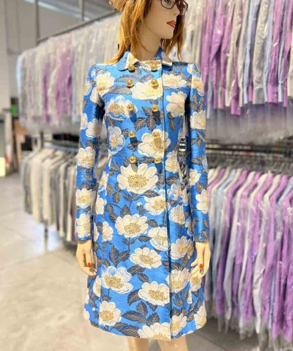 Palton albastru Dolce&Gabbana Femei