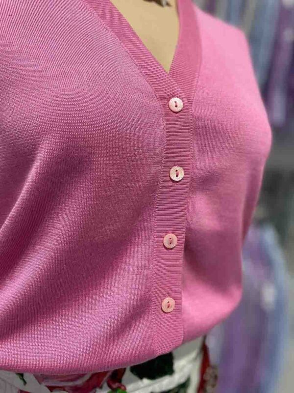 Bluză din mătase cu nasturi Dolce&Gabbana Bluze