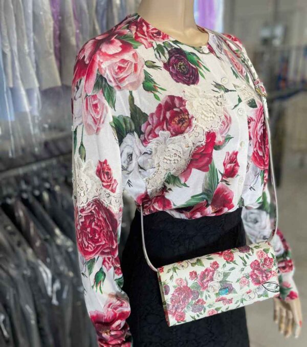 Bluză din mătase Dolce&Gabbana Femei