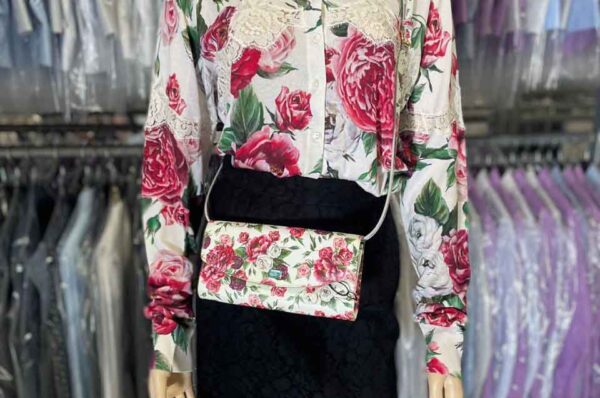 Bluză din mătase Dolce&Gabbana Bluze