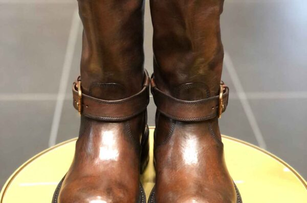 Man Leather Boots Bărbați