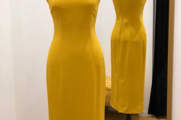 Yellow Dress D&G Femei