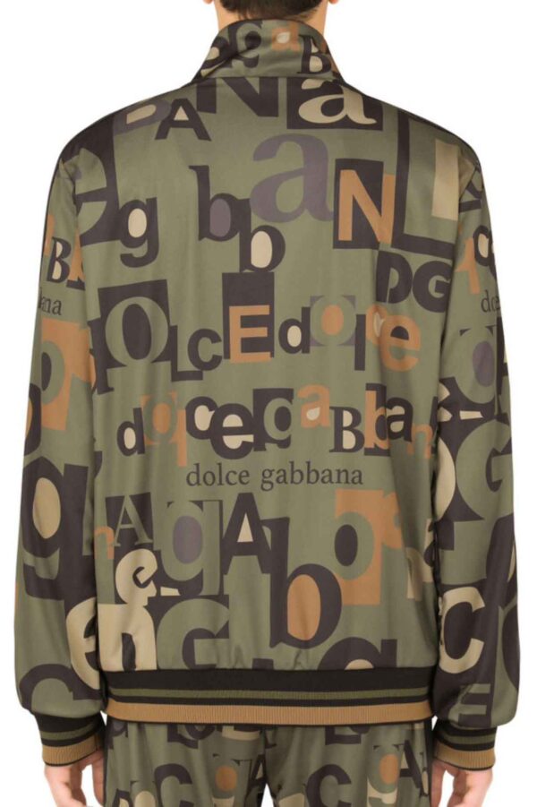 Bluza de trening verde Dolce&Gabbana Bărbați