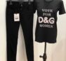 Tricou negru D&G Femei